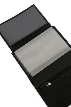 Hexagona Wallet<European wallet - 2 flaps - Leather