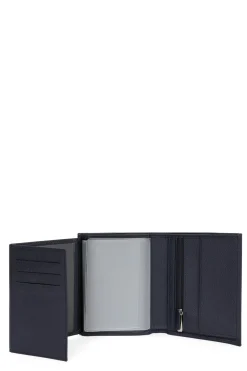 Hexagona Wallet<European wallet - 3 flaps - Leather