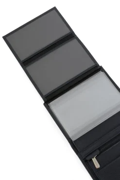 Hexagona Wallet<European wallet - 3 flaps - Leather