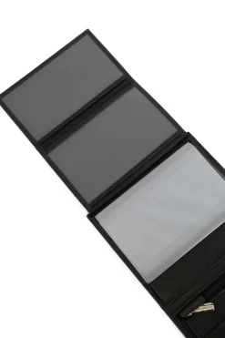Hexagona Wallet<European wallet - 3 flaps - Leather