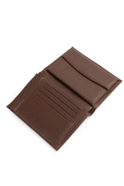 Hexagona Wallet<European wallet - 2 flaps - Leather