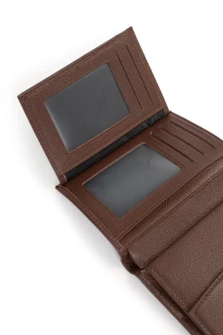 Hexagona Wallet<European wallet - 2 flaps - Leather