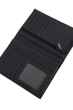 Hexagona Wallet<European wallet - 3 flaps - Leather