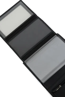 Hexagona Wallet<European wallet - 3 flaps - Leather
