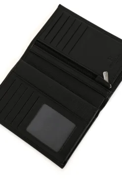 Hexagona Wallet<European wallet - 3 flaps - Leather