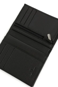 Hexagona Wallet<European wallet - 2 flaps - Leather