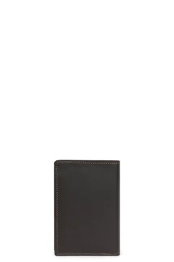Hexagona Wallet<European wallet - 2 flaps - RFID stop - Leather