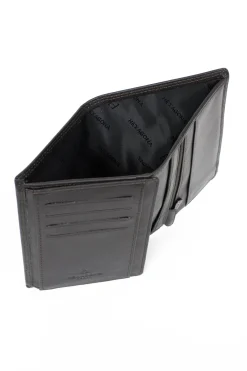 Hexagona Wallet<European wallet - 2 flaps - RFID stop - Leather
