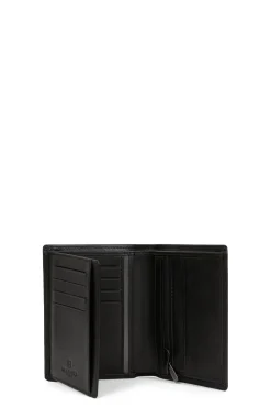 Hexagona Wallet<European wallet - 2 flaps - RFID stop - Leather