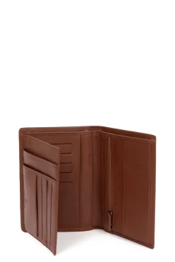 Hexagona Wallet<European wallet - 2 flaps - RFID stop - Leather
