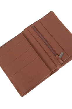 Hexagona Wallet<European wallet - 2 flaps - RFID stop - Leather