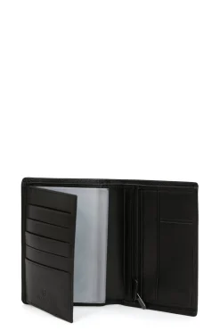 Hexagona Wallet<European wallet - 2 flaps - RFID stop - Leather