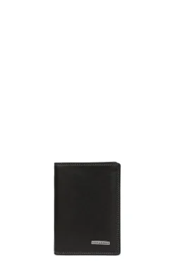Hexagona Wallet<European wallet - 2 flaps - RFID stop - Leather