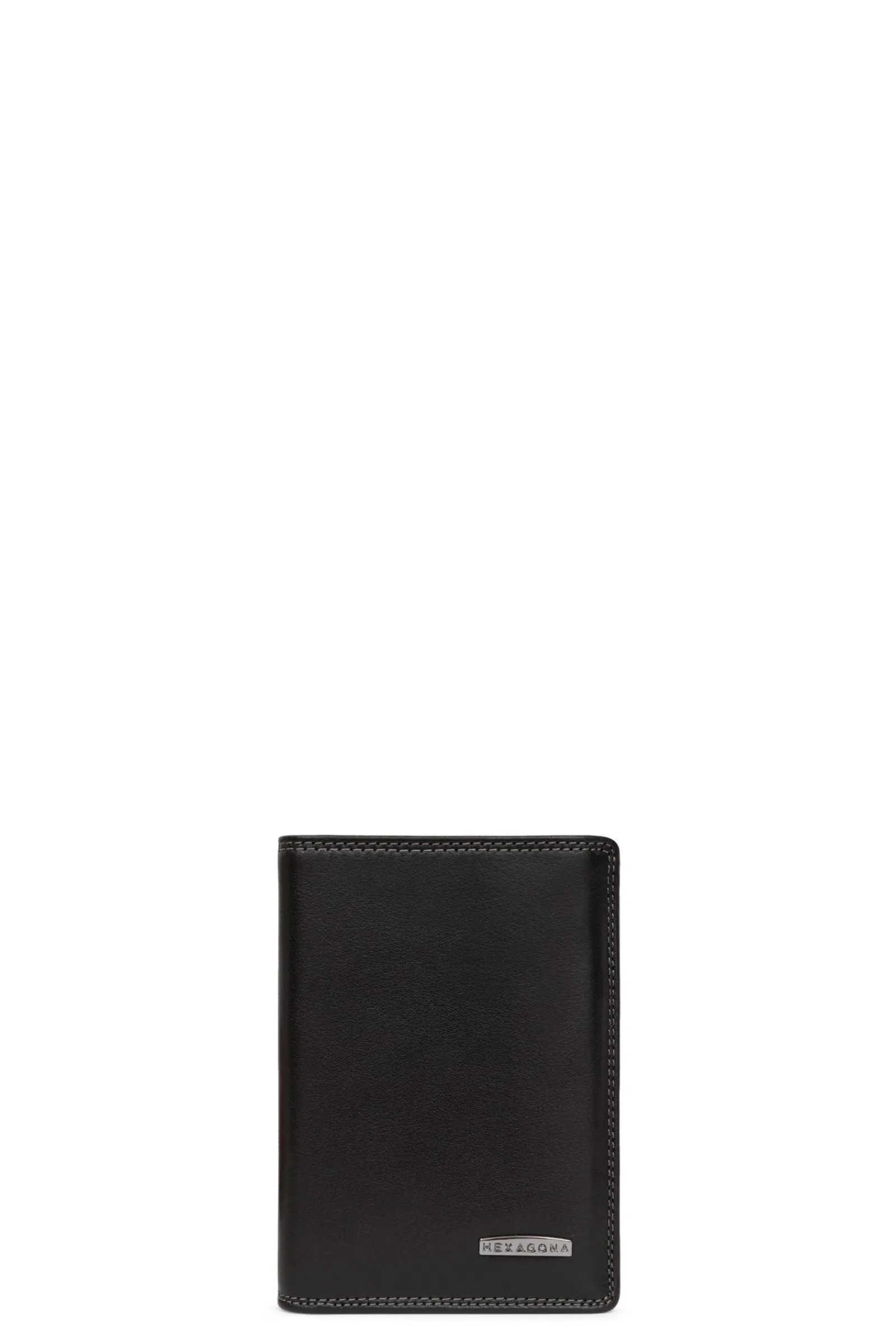 Hexagona Wallet<European wallet - 3 flaps - RFID Stop - Leather