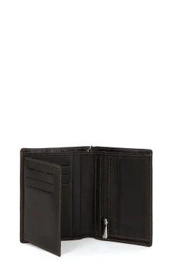 Hexagona Wallet<European wallet - 2 flaps - Leather