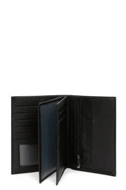 Hexagona Wallet<European wallet - 3 flaps - Leather