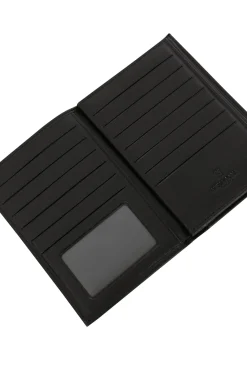 Hexagona Wallet<European wallet - 3 flaps - Leather