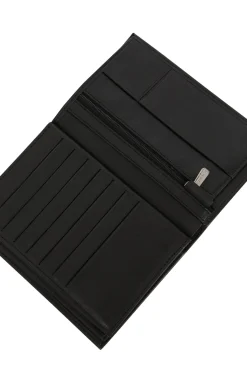 Hexagona Wallet<European wallet - 3 flaps - Leather