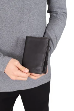 Hexagona Wallet<European wallet - 3 flaps - Leather