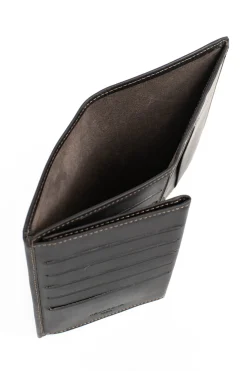 Hexagona Wallet<European wallet - 3 flaps - Leather