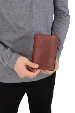 Hexagona Wallet<European wallet - 3 flaps - Leather
