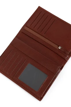 Hexagona Wallet<European wallet - 3 flaps - Leather