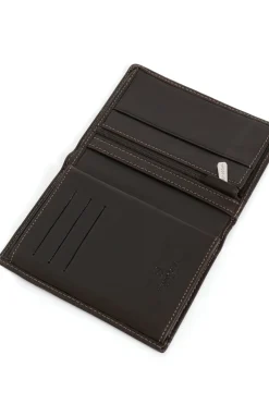 Hexagona Wallet<European wallet - 3 flaps - Leather
