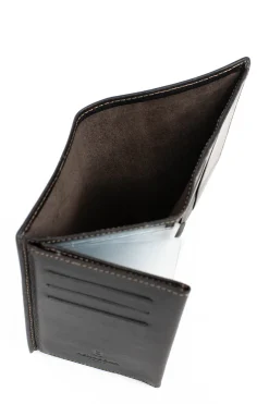 Hexagona Wallet<European wallet - 3 flaps - Leather