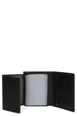 Hexagona Wallet<European wallet - 3 flaps - Leather