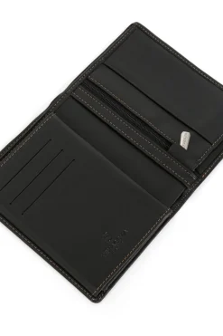 Hexagona Wallet<European wallet - 3 flaps - Leather