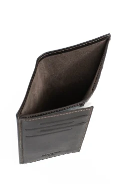 Hexagona Wallet<European wallet - 2 flaps - Leather