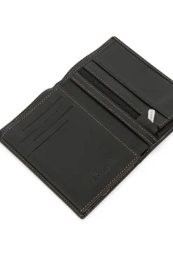 Hexagona Wallet<European wallet - 2 flaps - Leather