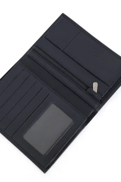 Hexagona Wallet<European wallet - 2 flaps - Leather