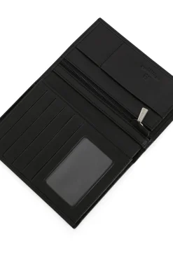 Hexagona Wallet<European wallet - 2 flaps - Leather