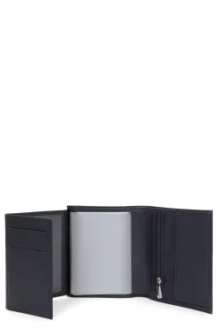 Hexagona Wallet<European wallet - 3 flaps - Leather