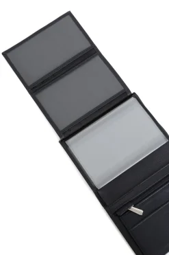 Hexagona Wallet<European wallet - 3 flaps - Leather