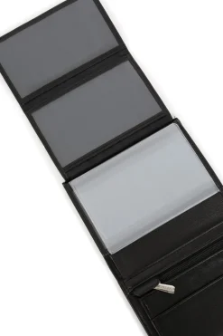 Hexagona Wallet<European wallet - 3 flaps - Leather