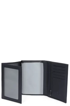Hexagona Wallet<European wallet - 3 flaps - Leather