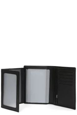 Women Hexagona Card Holder|Card Holder<European wallet - 3 flaps - RFID Stop - Leather