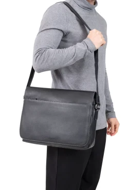 Hexagona Shoulder Bag & Belt Bag<Game bag - 13" & A4 - Leather