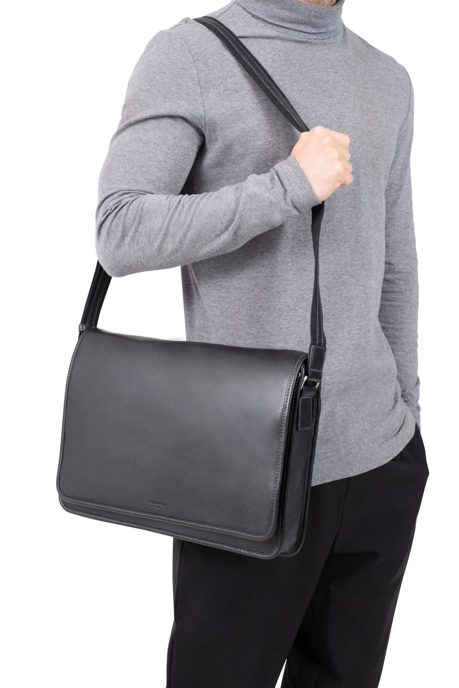 Hexagona Shoulder Bag & Belt Bag<Game bag - 13" & A4 - Leather