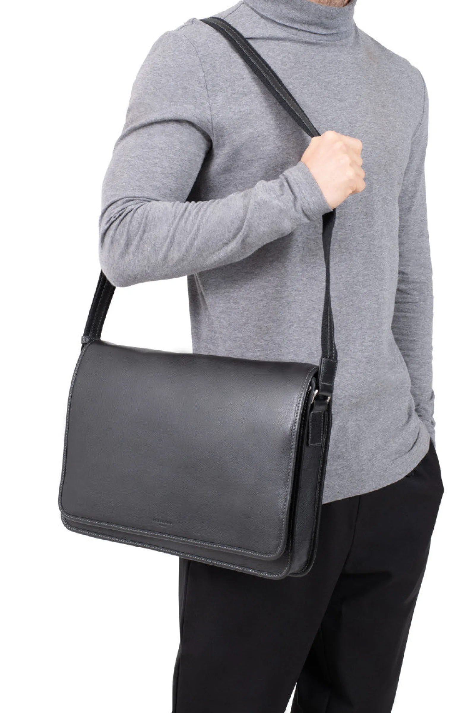 Hexagona Shoulder Bag & Belt Bag<Game bag - 13" & A4 - Leather