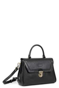 Women Hexagona Handbag<Handbag with 1 handle - Leather