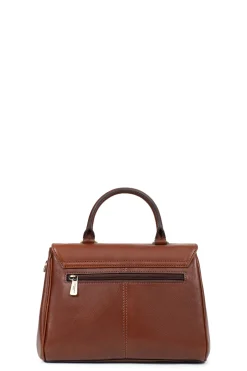 Women Hexagona Handbag<Handbag with 1 handle - Leather