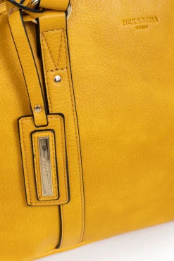 Women Hexagona Handbag<Handbag with 2 handles
