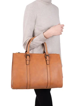 Women Hexagona Handbag<Handbag with 2 handles - A4