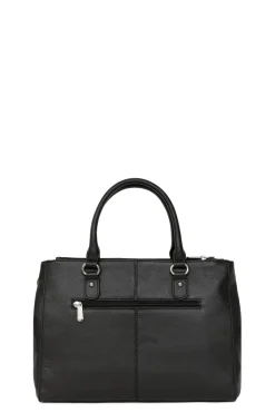 Women Hexagona Handbag<Handbag with 2 handles - A4 - Leather