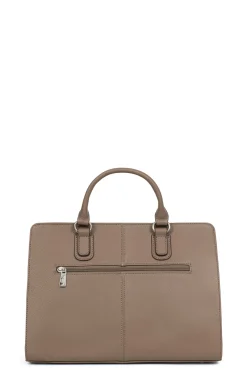 Women Hexagona Handbag<Handbag with 2 handles - Leather