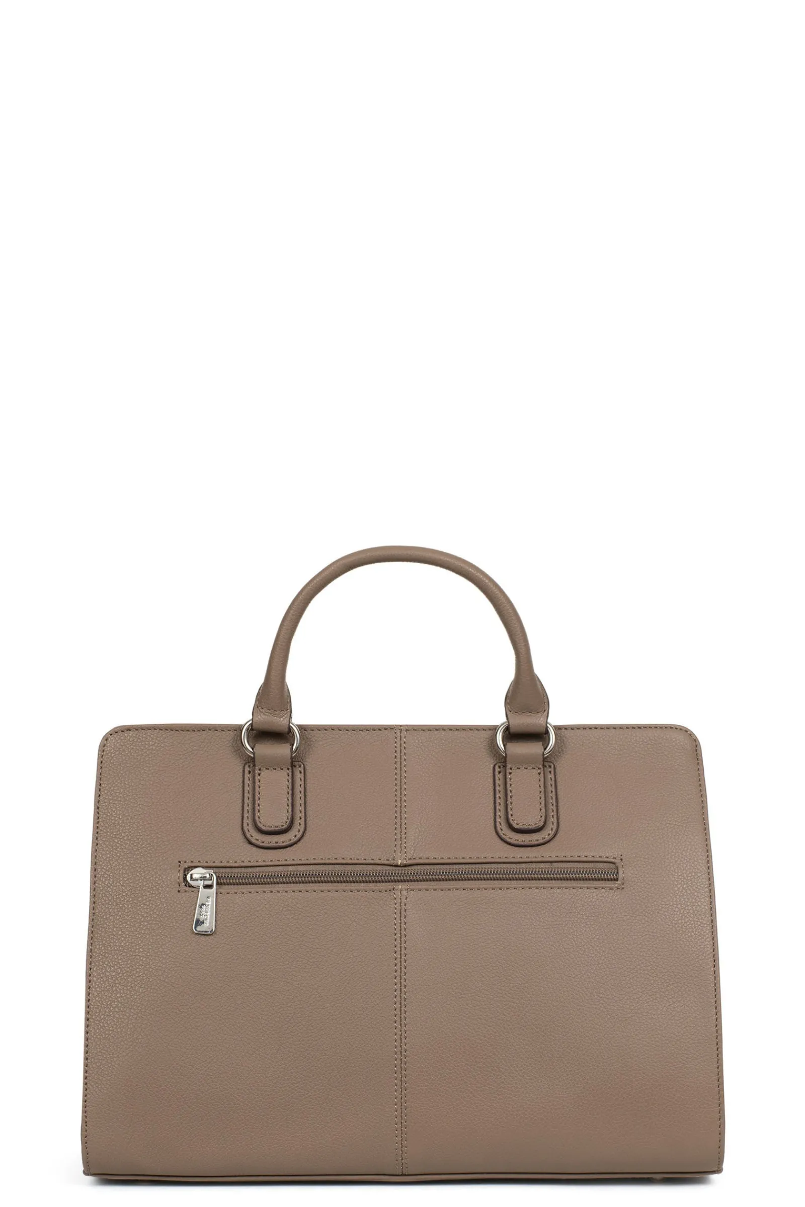 Women Hexagona Handbag<Handbag with 2 handles - Leather