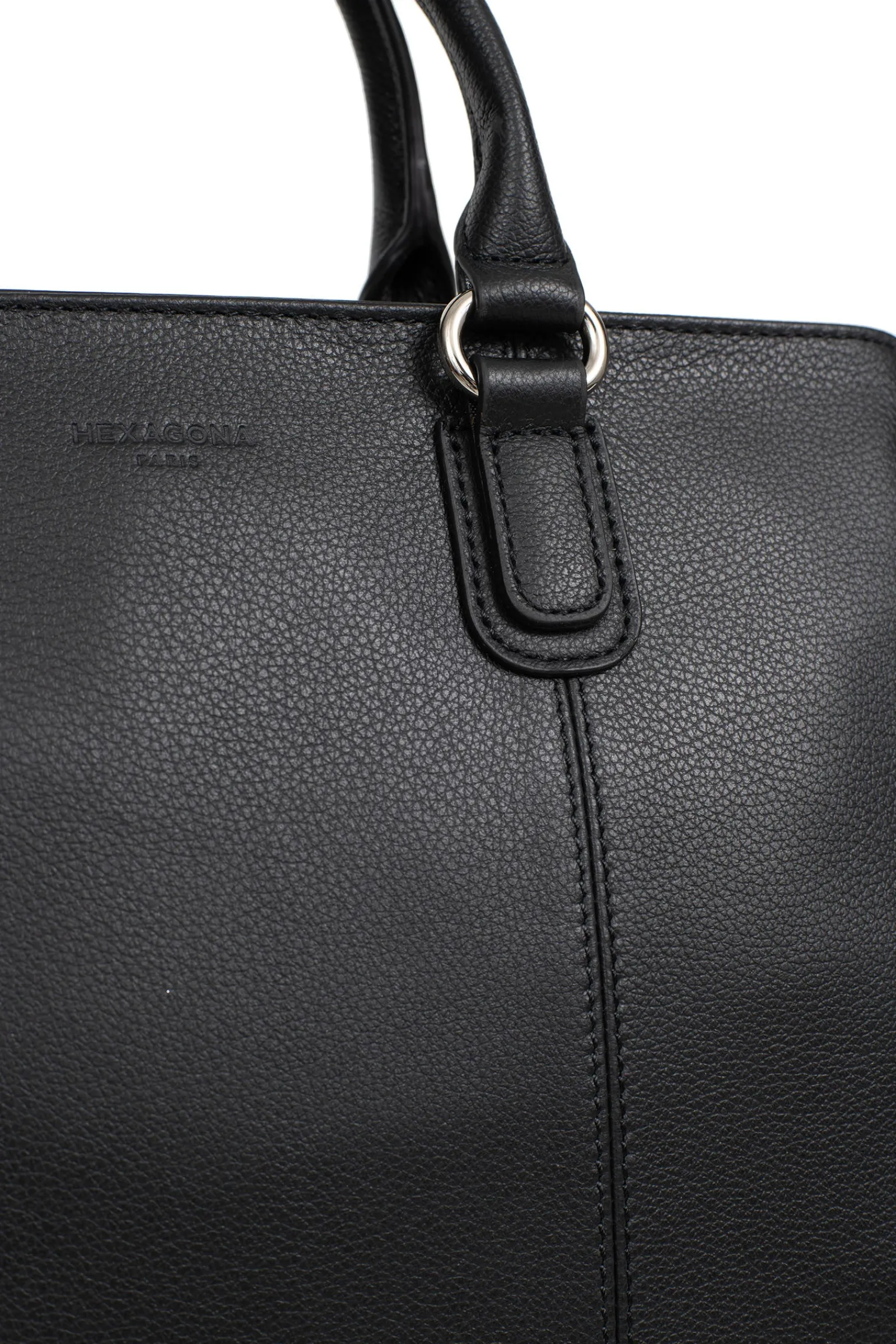 Women Hexagona Handbag<Handbag with 2 handles - Leather